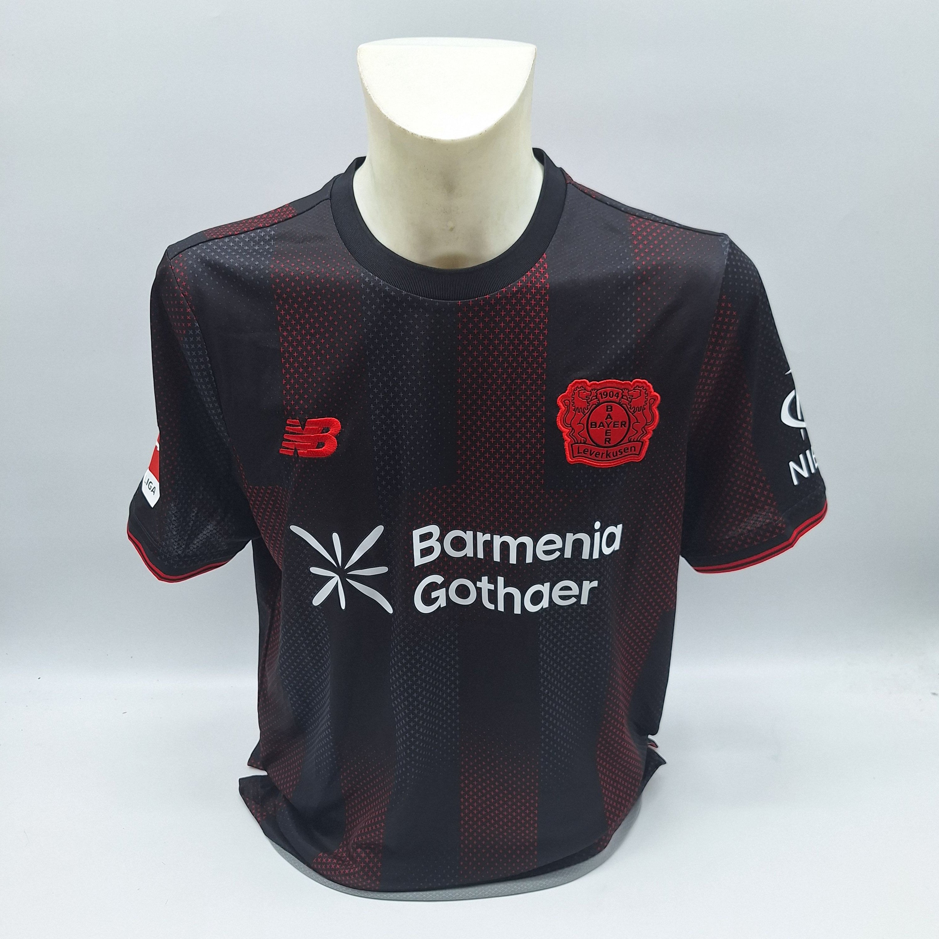 Bayer Leverkusen Trikot Loic Bade signiert New Balance COA Autogramm L