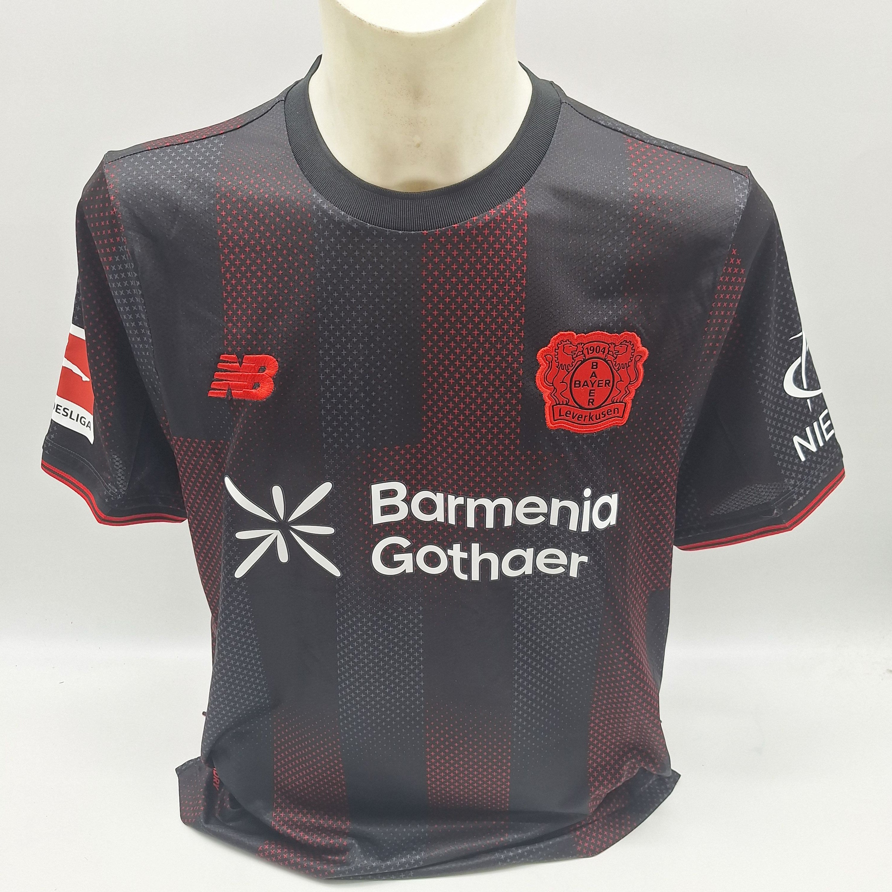 Bayer Leverkusen Trikot Equi Fernandez signiert New Balance COA Autogramm L