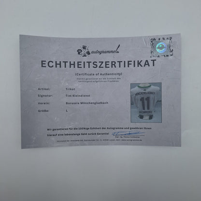 Borussia Mönchengladbach Trikot Tim Kleindienst signiert Puma L 24/25