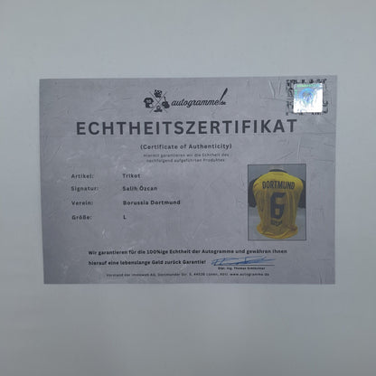 Borussia Dortmund Trikot Salih Özcan signiert BVB Puma COA L 25/26