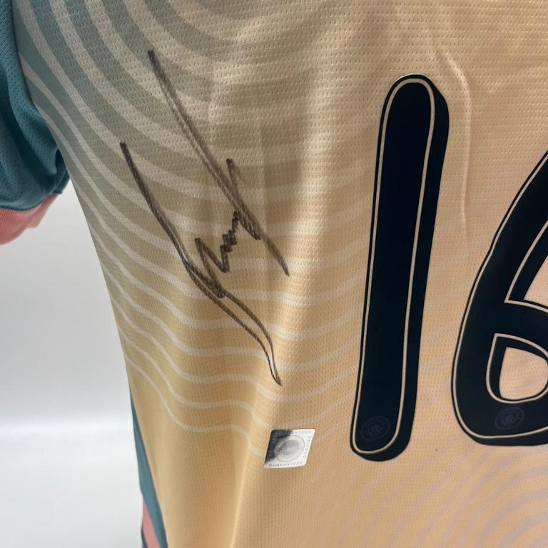 Manchester City Trikot Rodri signiert Autogramm Puma COA neu 164