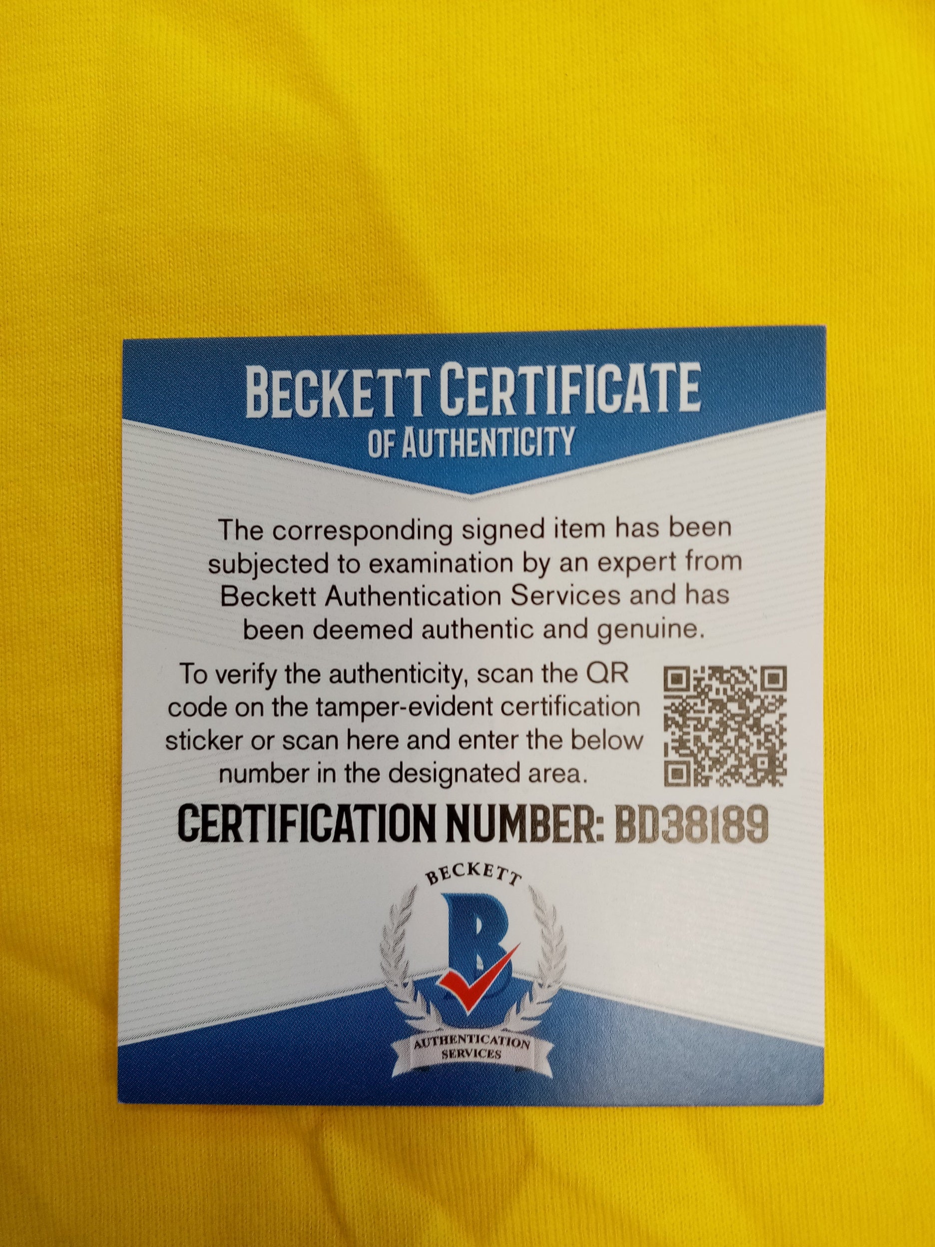 Brazil Repro Trikot Pele signed in the framework of COA Football Neu Edson M