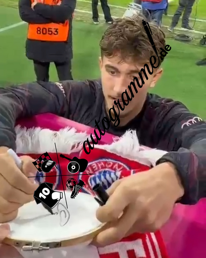 Bayern München Trikot Tom Bischof signiert Autogramm Adidas COA M