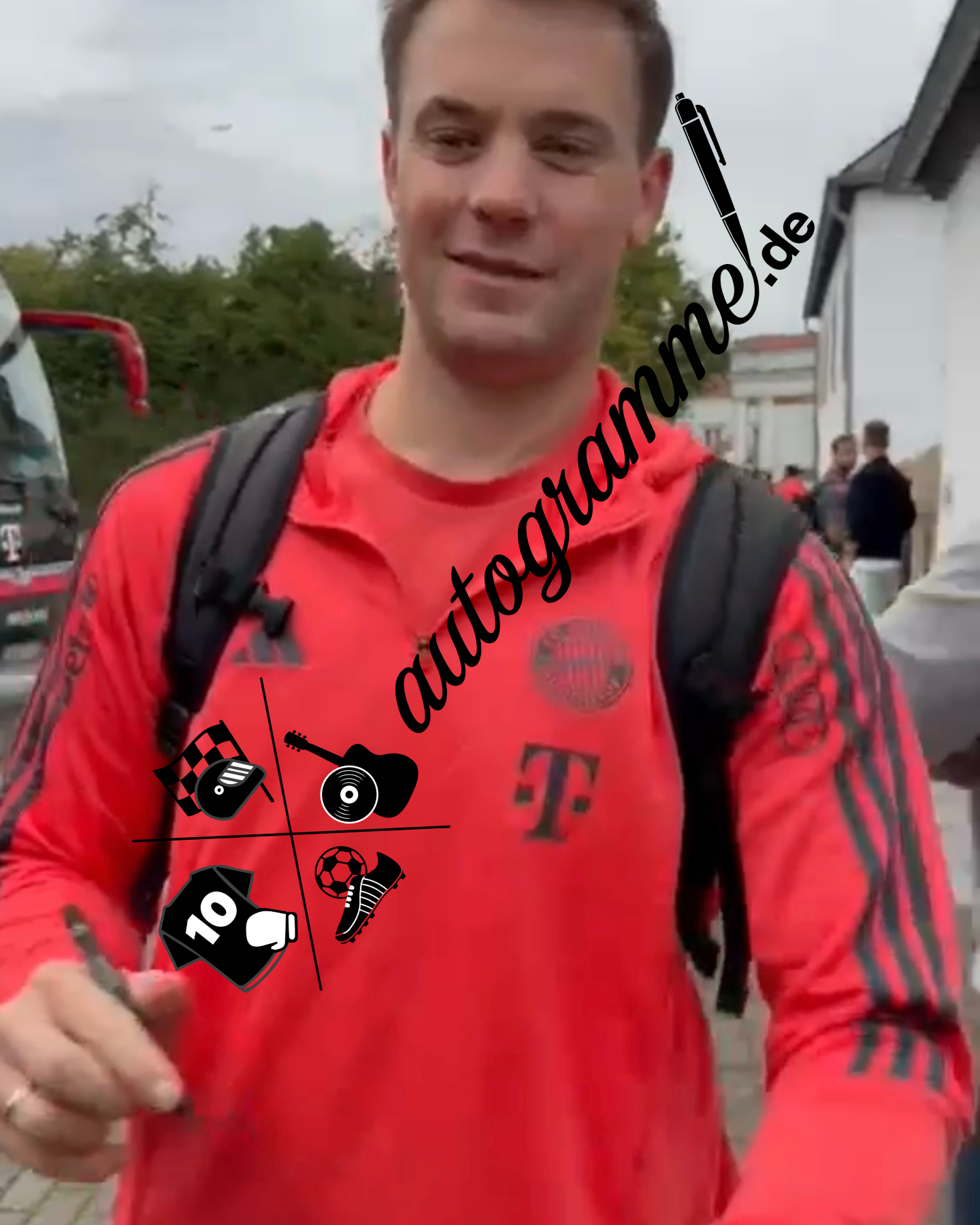 Bayern München Shirt Manuel Neuer signiert Autogramm Adidas XL