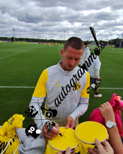 Borussia Dortmund Trainingsshirt Waldemar Anton signiert Puma COA  Autogramm S