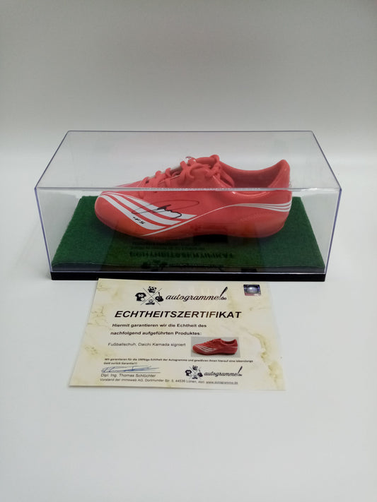 Fußballschuh Daichi Kamada signiert Fußball Crystal Palace Frankfurt Adidas Neu