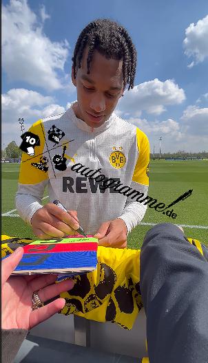 Borussia Dortmund Trikot Filippo Mané signiert BVB Puma L