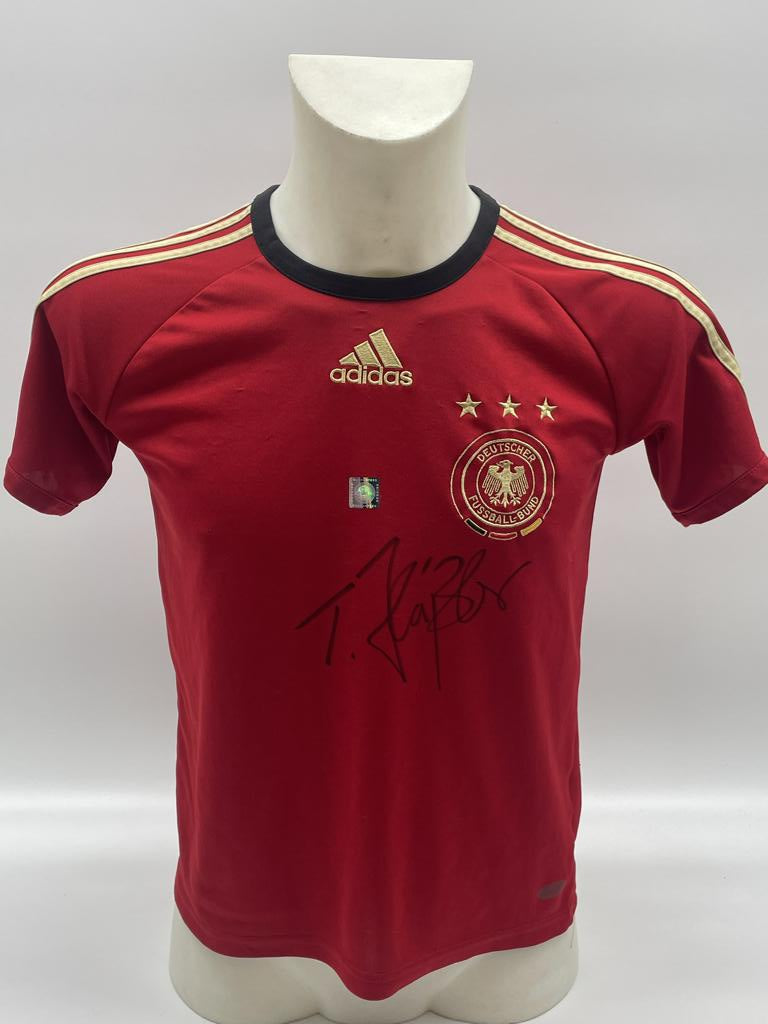 Germany jersey Thomas Häßler signed Adidas COA XS