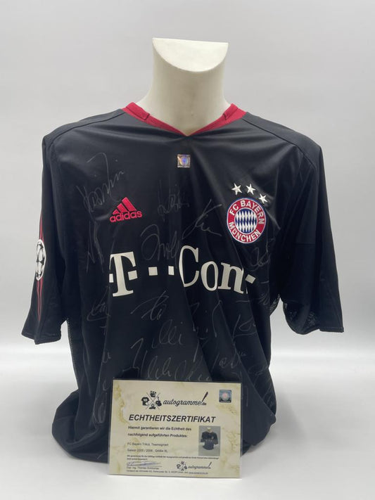 Bayern München Trikot 2005/2006 Teamsigniert COA Adidas XL