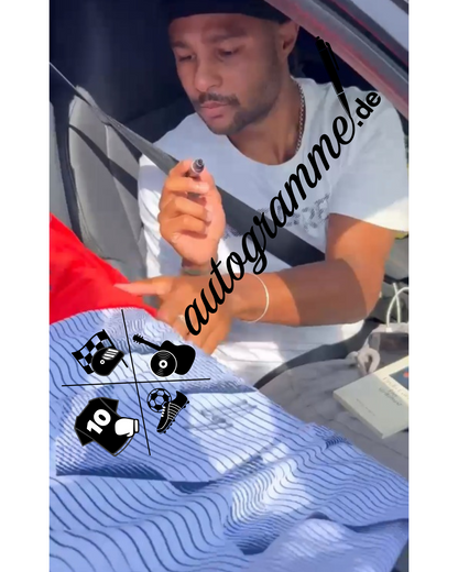 Bayern Munich shirt signed by Serge Gnabry, FCB Adidas, XL