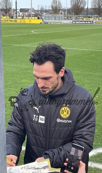 DFB Trainingsjacke Mats Hummels signiert Deutschland BVB Dortmund COA Jacke XS