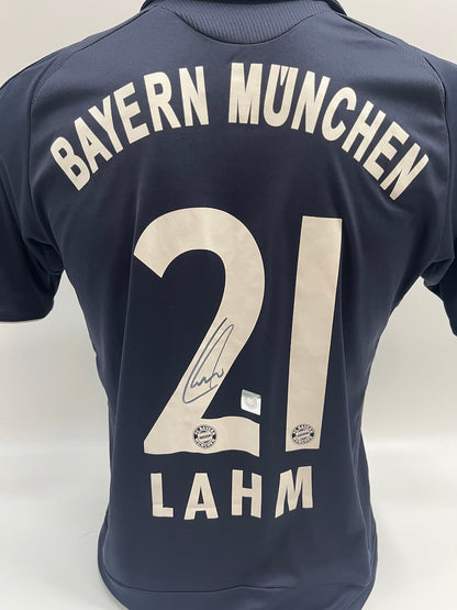 Bayern Munich jersey Philipp Lahm signed autograph Adidas 164