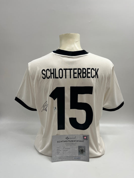 DFB Trikot Nico Schlotterbeck signiert Autogramm Adidas COA XL