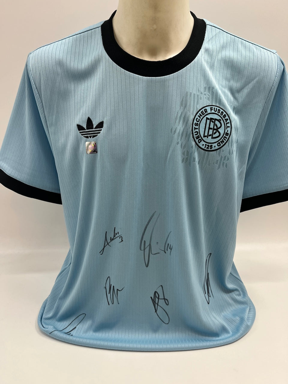 DFB jersey 2025 signed by BVB players autograph Adidas COA XL