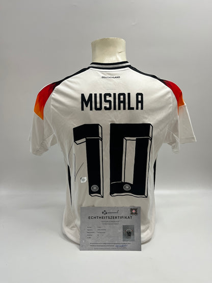 DFB Trikot Jamal Musiala signiert Autogramm Adidas COA S