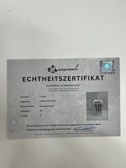 DFB Trikot Jamal Musiala signiert Autogramm Adidas COA S
