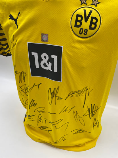 BVB Trikot 2021/2022 Teamsigniert Borussia Dortmund COA Neu Puma 176