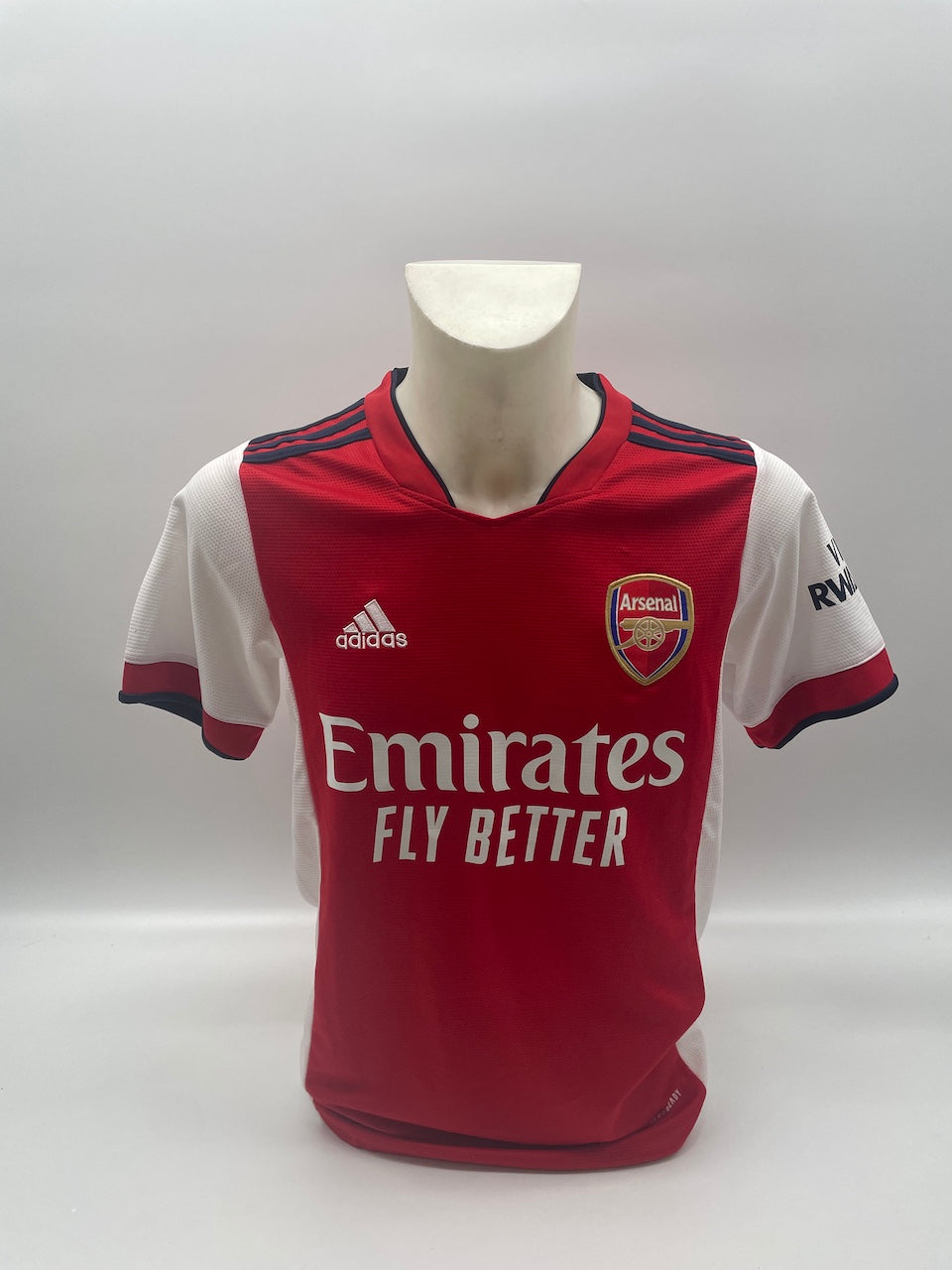 Arsenal london jersey cedric soares signed autograph adidas england new s