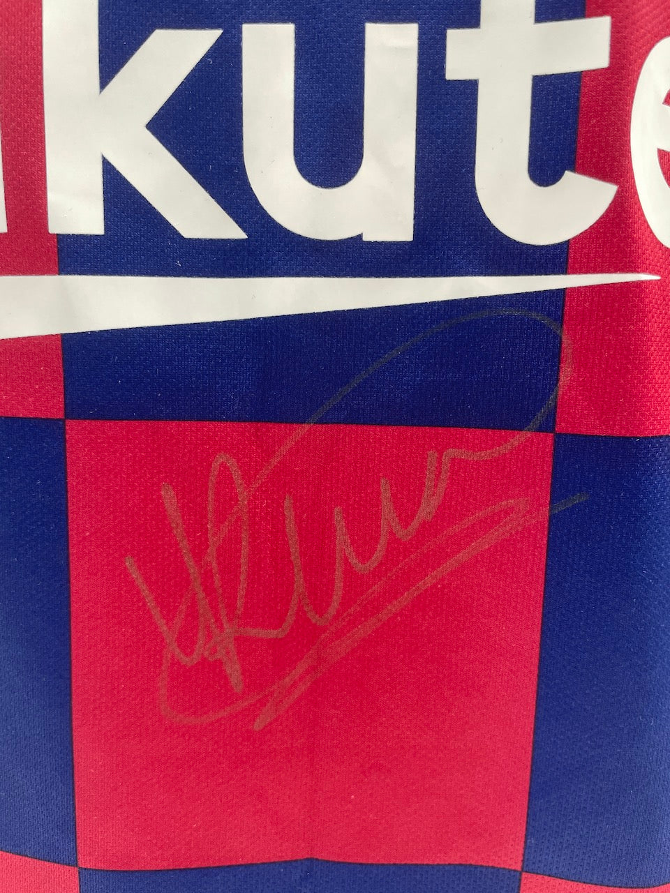 FC Barcelona Trikot Ronald Koeman signiert Autogramm Nike XL