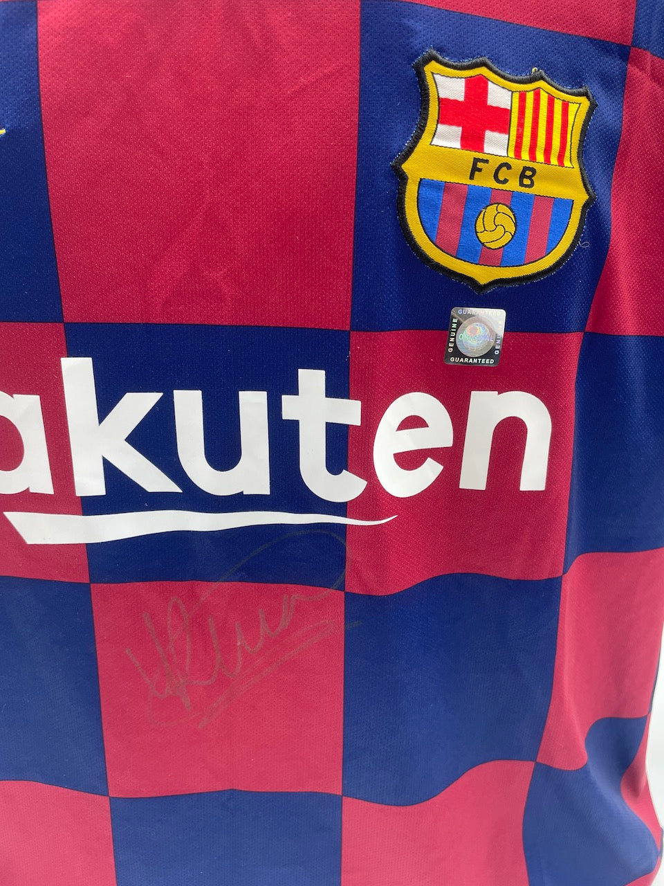 FC Barcelona Trikot Ronald Koeman signiert Autogramm Nike XL