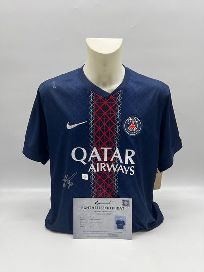 PSG Trikot Lucas Chevalier signiert Autogramm Nike COA XL