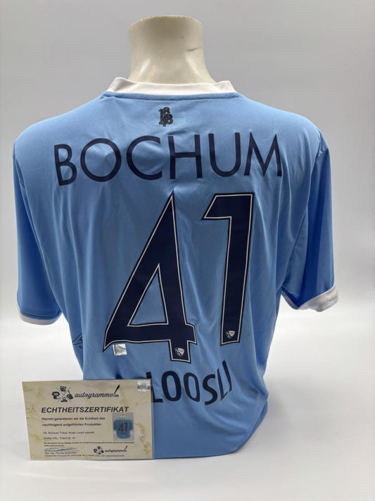 VfL Bochum Trikot Noah Loosli signed Bundesliga Mizuno Coa XXL