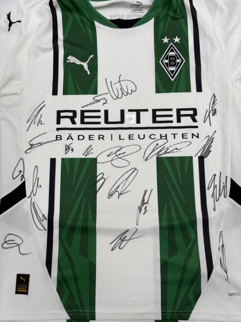 Borussia Mönchengladbach Trikot 2024/2025 Teamsigniert COA Puma M