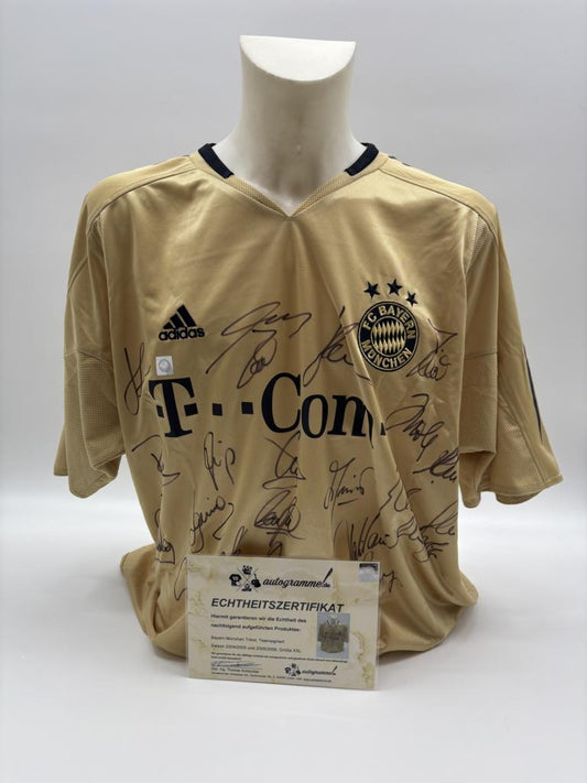 Bayern Munich Trikot 2004/2005 2005/2006 team signed COA adidas XXL