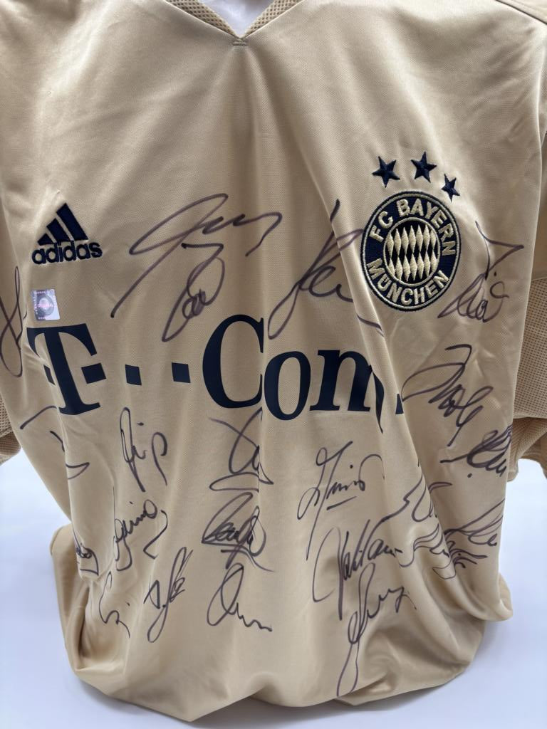 Bayern München Trikot 2004/2005 2005/2006 Teamsigniert COA Adidas XXL