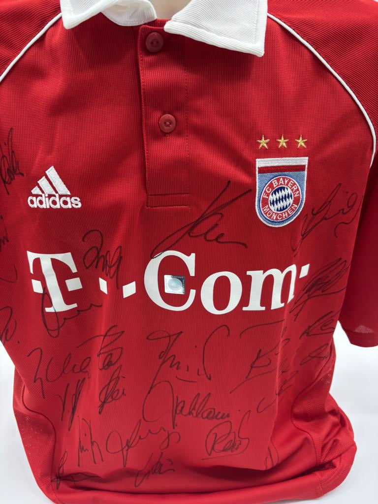 Bayern München Trikot 2005/2006 Teamsigniert COA Adidas XL