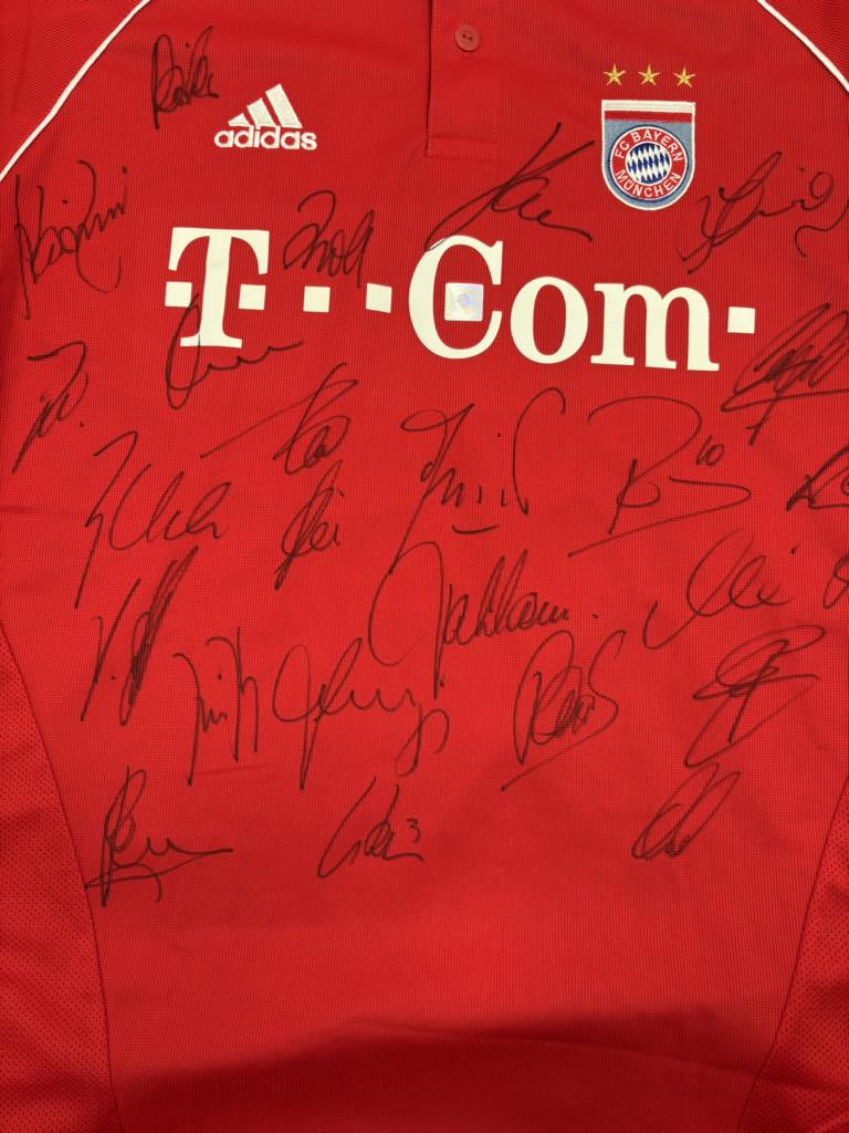 Bayern München Trikot 2005/2006 Teamsigniert COA Adidas XL