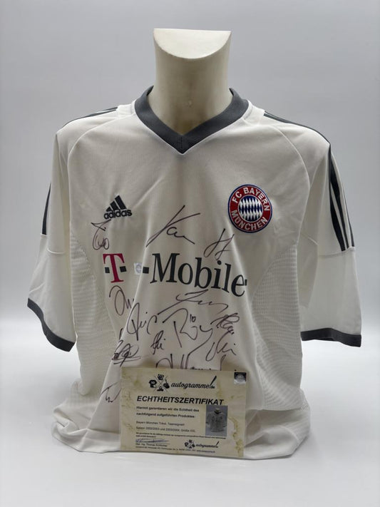 Bayern Munich Trikot 2004/2005 2005/2006 team signed COA adidas XXL