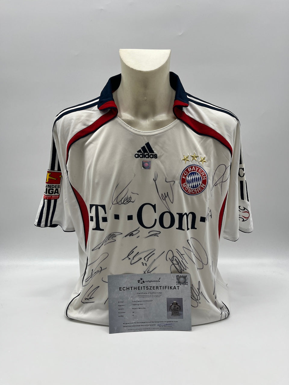 Bayern München Trikot 2006/2007 Teamsigniert Autogramm Adidas COA XL