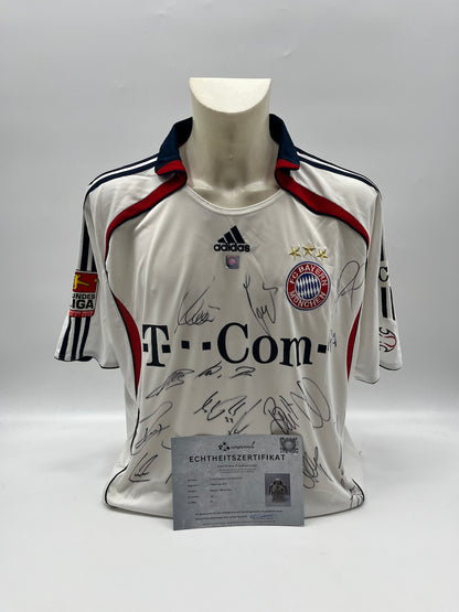 Bayern München Trikot 2006/2007 Teamsigniert Autogramm Adidas COA XL