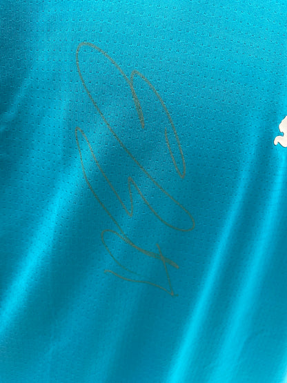 Manchester City Shirt Erling Haaland signiert Autogramm Fußball England Puma L