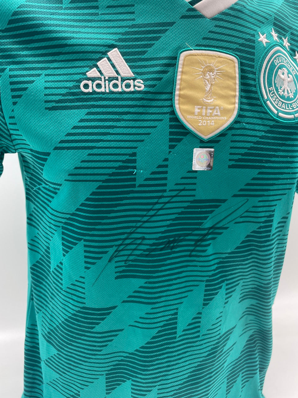 DFB Trikot Ansgar Knauff signiert Adidas COA Deutschland 176