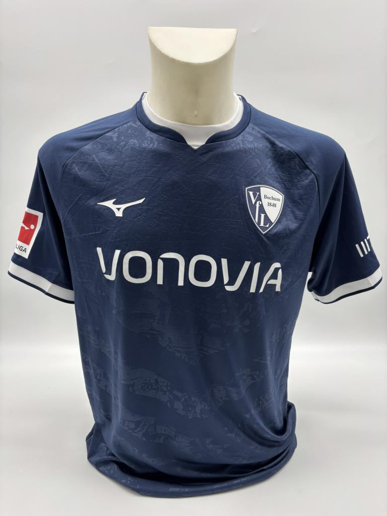 Matchworn VfL Bochum Trikot getragen & signiert von Lukas Daschner Mainz-Bochum