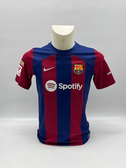 FC Barcelona Trikot Ronald Araujo signiert Autogramm Nike 176