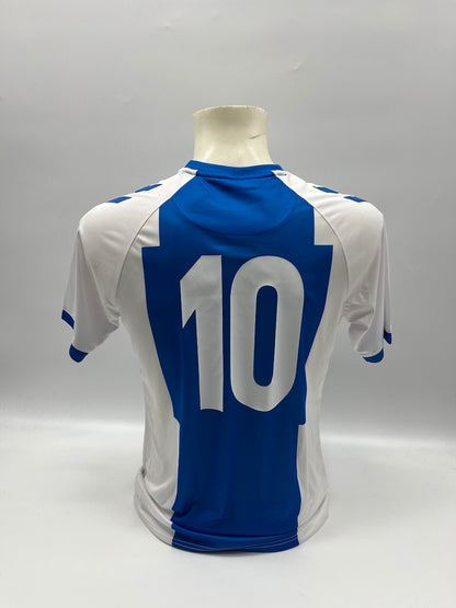FC Magdeburg jersey signed by Jürgen Sparwasser, autographed by Hummel L