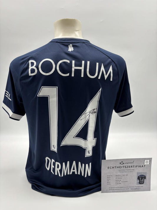 Matchworn VfL Bochum Worn & Signed by Tim Oermann Mainz-Bochum