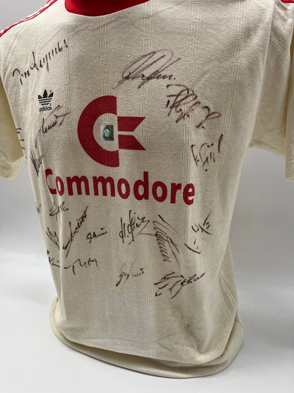 Bayern München Trikot 1984/1985/1986 Teamsigniert Autogramm Adidas L