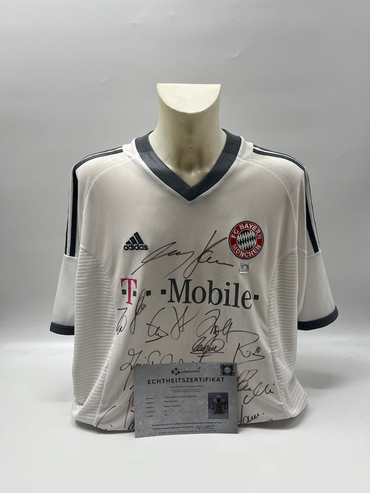 Bayern München Trikot 2002/2003/2004 Teamsigniert Autogramm Adidas 2XL