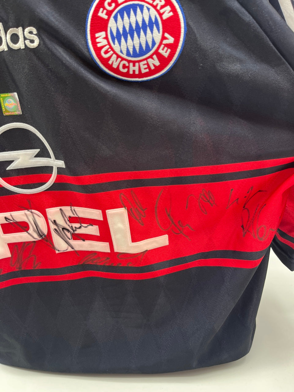 Bayern München Trikot 1997/1998/1999 Teamsigniert Autogramm Adidas XL