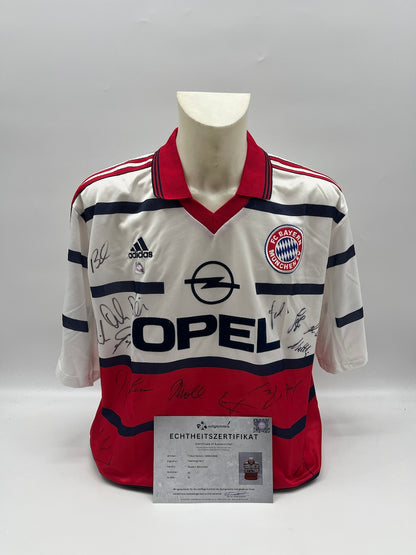 Bayern München Trikot 1998/1999 Teamsigniert Autogramm Adidas XL