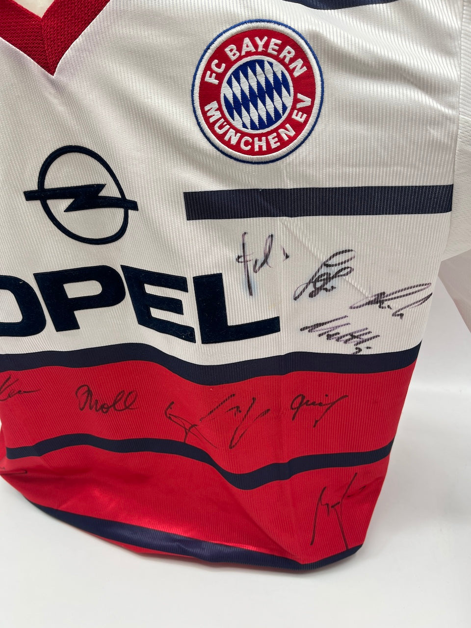 Bayern München Trikot 1998/1999 Teamsigniert Autogramm Adidas XL