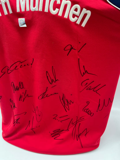Bayern München Trikot 1999/2000/2001 Teamsigniert Autogramm Adidas COA L