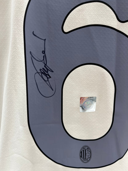 AC Mailand Authentic-Trikot Franco Baresi signiert Autogramm Puma COA M