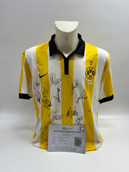 BVB Trikot 2006/2007 Teamsigniert Borussia Dortmund COA Nike L