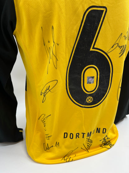 BVB Trikot 2007/2008 Teamsigniert Borussia Dortmund COA Nike S