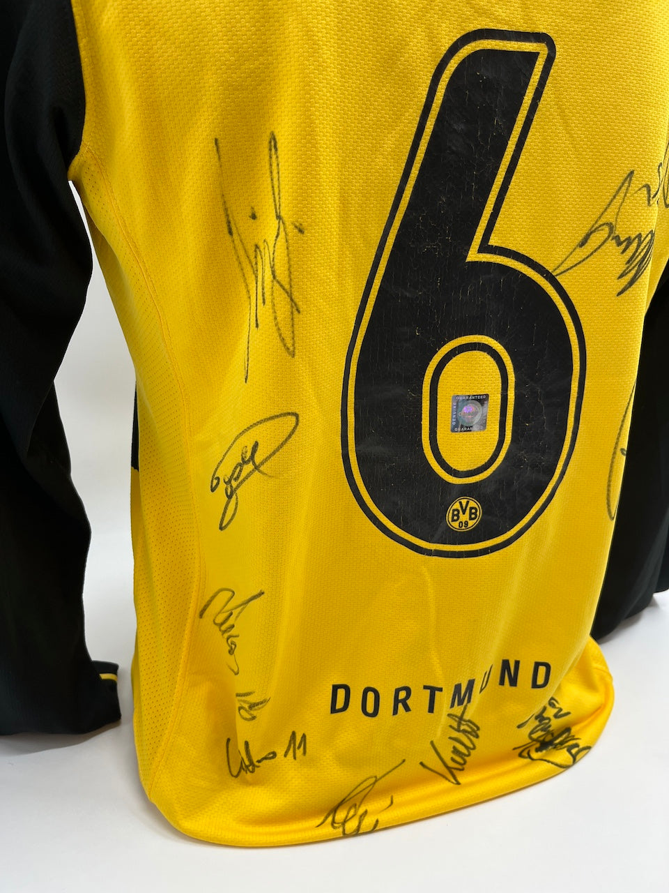 BVB jersey 2007/2008 team signed Borussia Dortmund COA Nike S